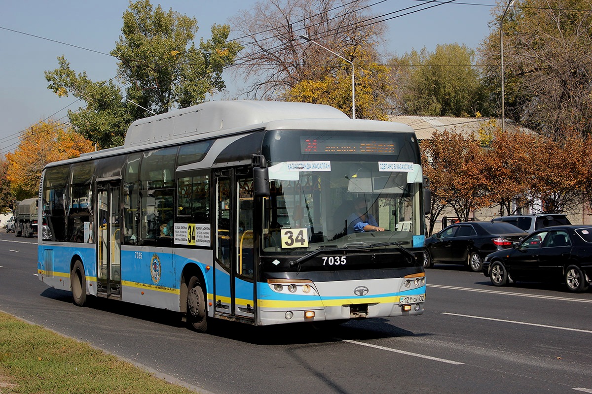 Алматы, Guilin Daewoo GDW6126CNG (СемАЗ) № 7035