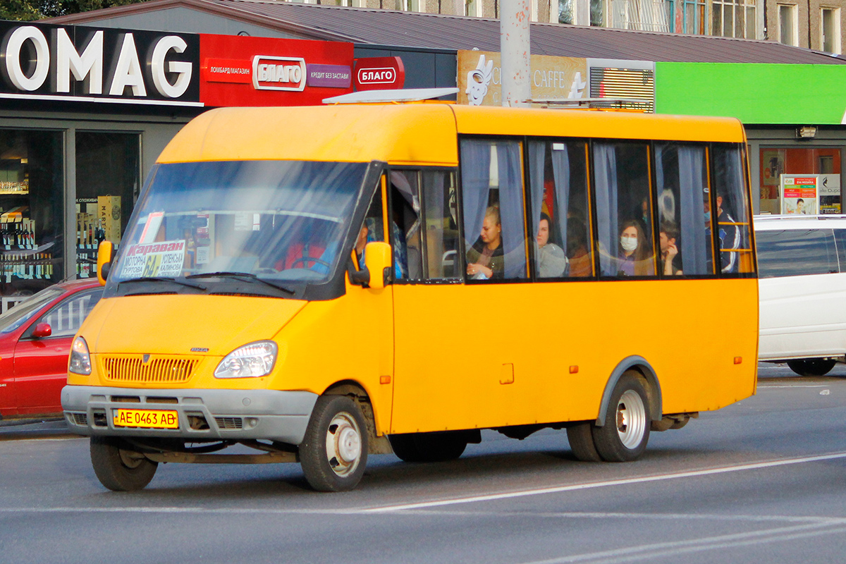 Dnipropetrovská oblast, Ruta 25 č. AE 0463 AB