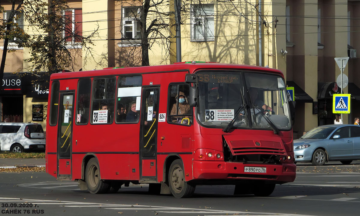 Ярославская область, ПАЗ-320402-14 № 824