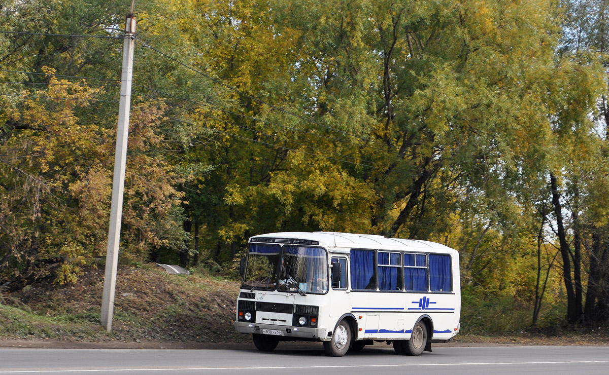 Омская область, ПАЗ-32054 № Н 830 УХ 55