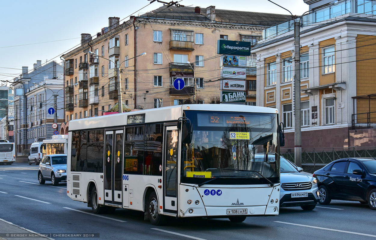 Чувашия, МАЗ-206.086 № Х 108 СН 69