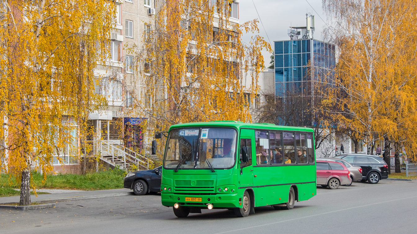 Свердловская область, ПАЗ-320402-03 № КН 897 66