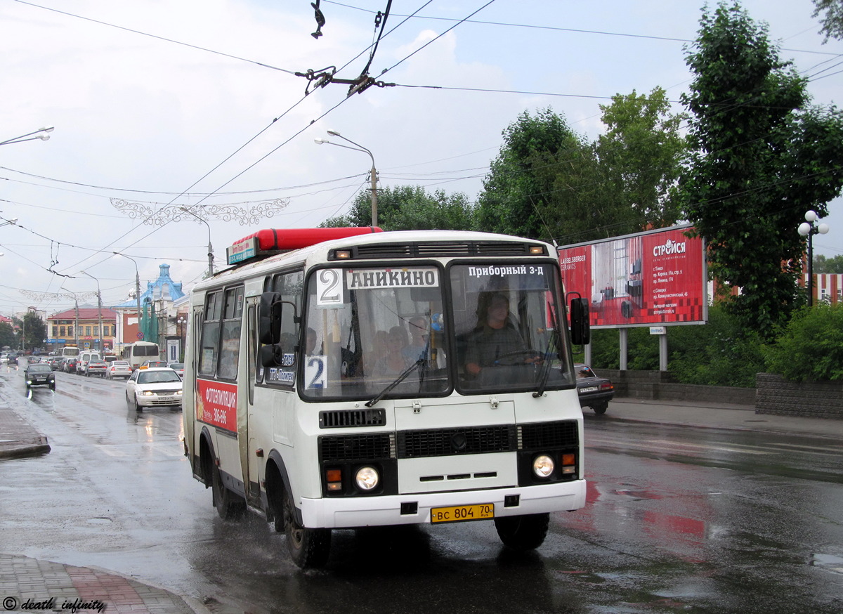 Томская область, ПАЗ-32054 № ВС 804 70