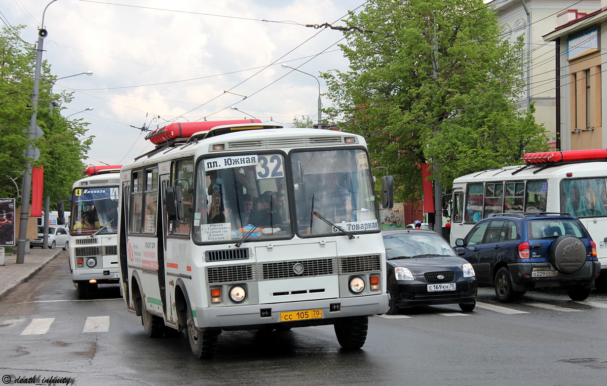 Томская область, ПАЗ-32054 № СС 105 70