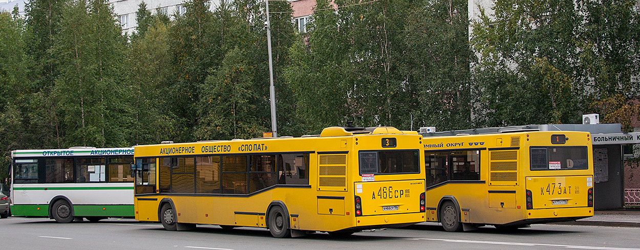 Ханты-Мансийский АО, МАЗ-103.486 № 2556; Ханты-Мансийский АО, МАЗ-103.469 № 2542