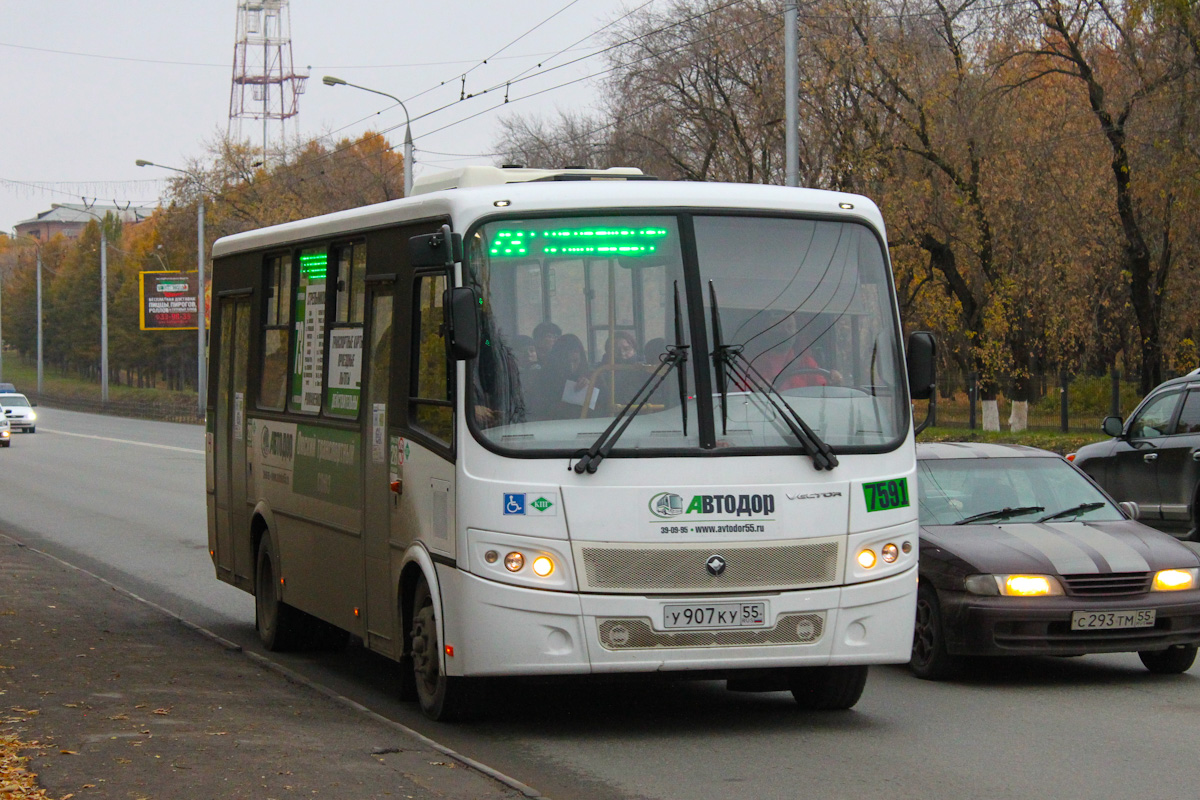 Омская область, ПАЗ-320414-14 "Вектор" № 7591