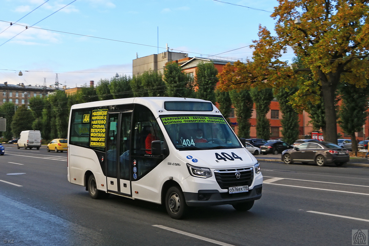 Санкт-Петербург, ГАЗ-A68R52 City № О 576 ВХ 198