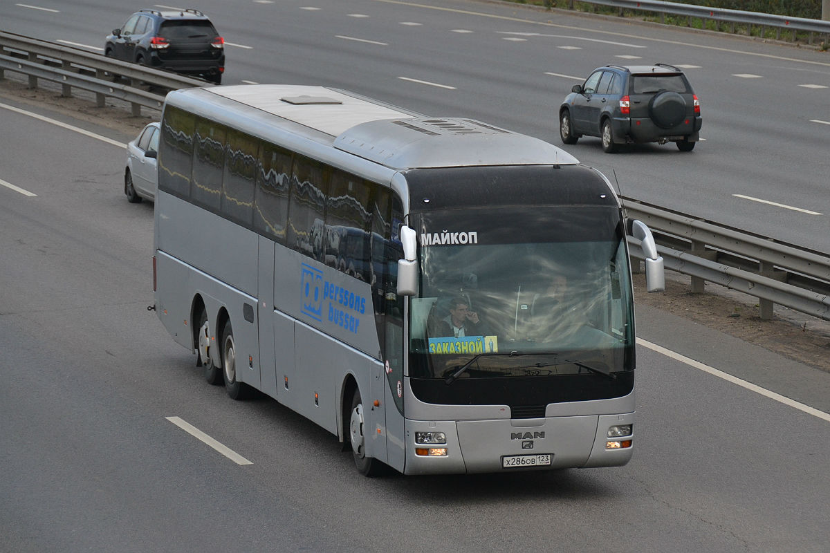 Адыгея, MAN R08 Lion's Top Coach RHC414 № Х 286 ОВ 123