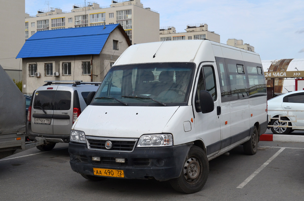 Тюменская область, FIAT Ducato 244 CSMMC-RLL, -RTL № АА 490 72