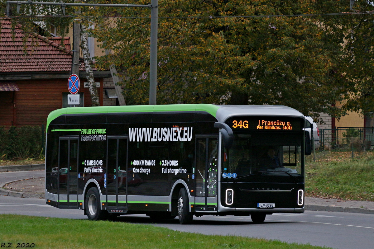 Литва, Yutong U12 № EV 4096