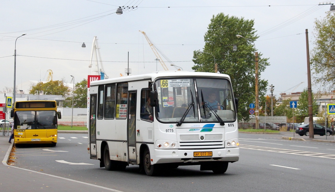 Санкт-Петербург, ПАЗ-320302-11 № 9775