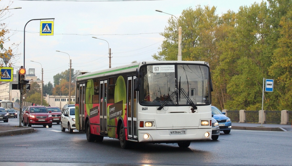 Санкт-Петербург, ЛиАЗ-5293.53 № 3531