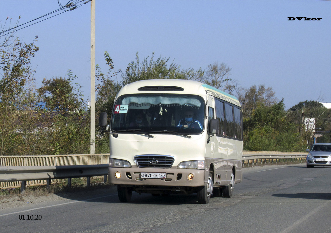 Приморский край, Hyundai County Super № А 870 КК 125