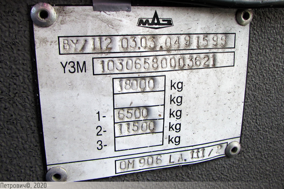 Брестская область, МАЗ-103.065 № 25374