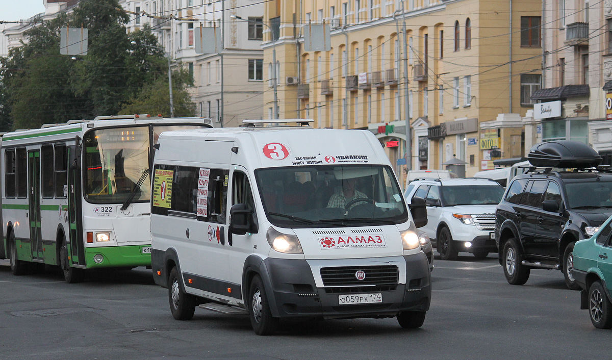 Chelyabinsk region, Nizhegorodets-FST613 (FIAT Ducato) Nr. О 059 РК 174