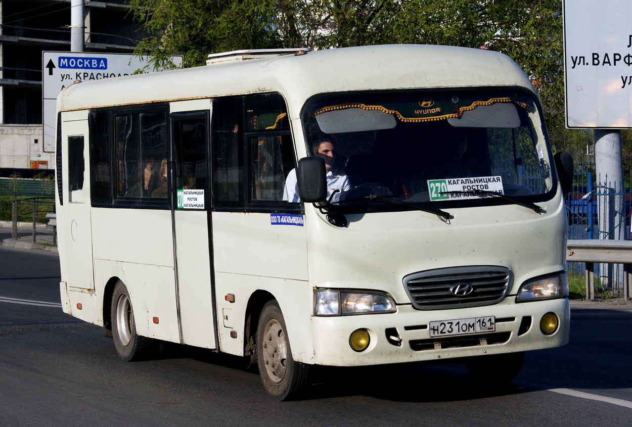 Ростовская область, Hyundai County SWB C08 (РЗГА) № Н 231 ОМ 161