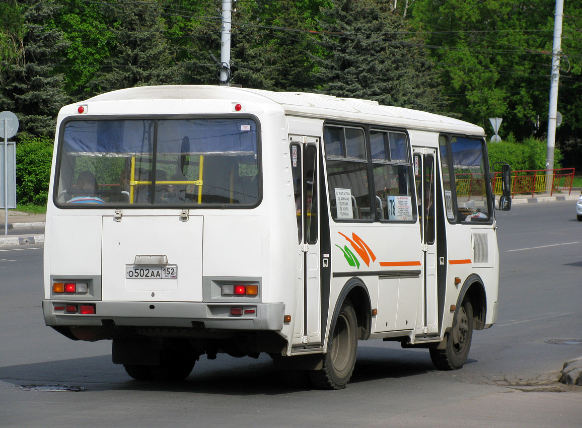 Нижегородская область, ПАЗ-32054 № О 502 АА 152