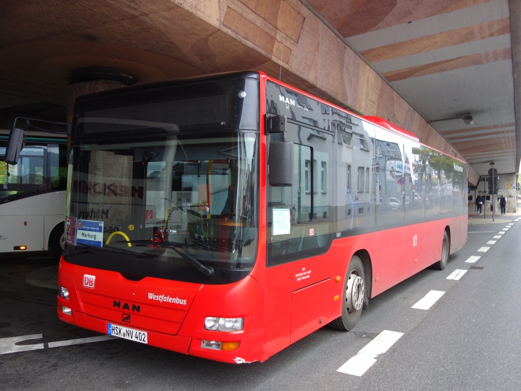 Nordrhein-Westfalen, MAN A20 Lion's City Ü NÜ323 Nr. HSK-NV 402