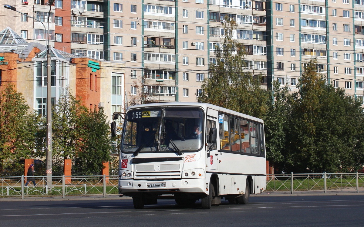 Санкт-Петербург, ПАЗ-320402-05 № 7949