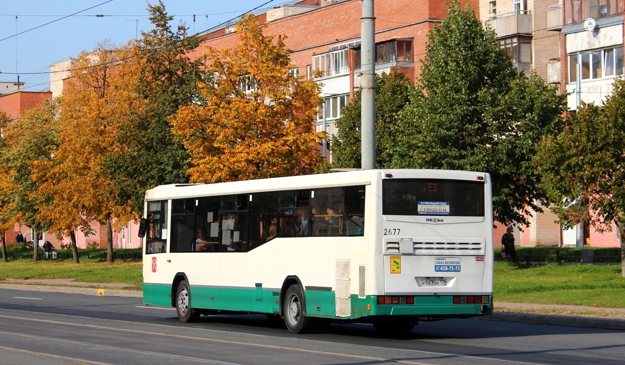 Sankt Petersburg, NefAZ-5299-30-32 Nr. 2677