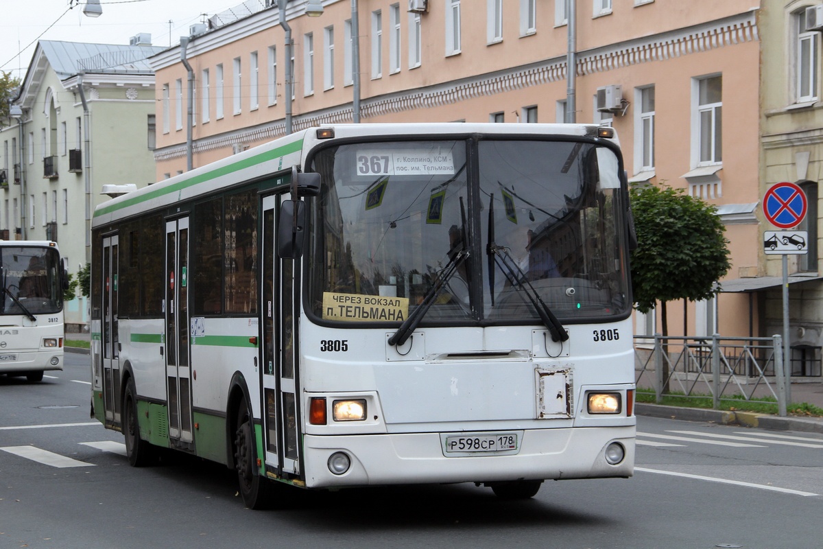 Санкт-Петербург, ЛиАЗ-5293.60 № 3805