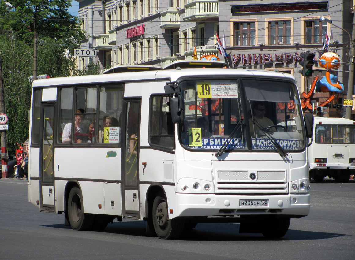 Нижегородская область, ПАЗ-320402-03 № В 206 СН 152