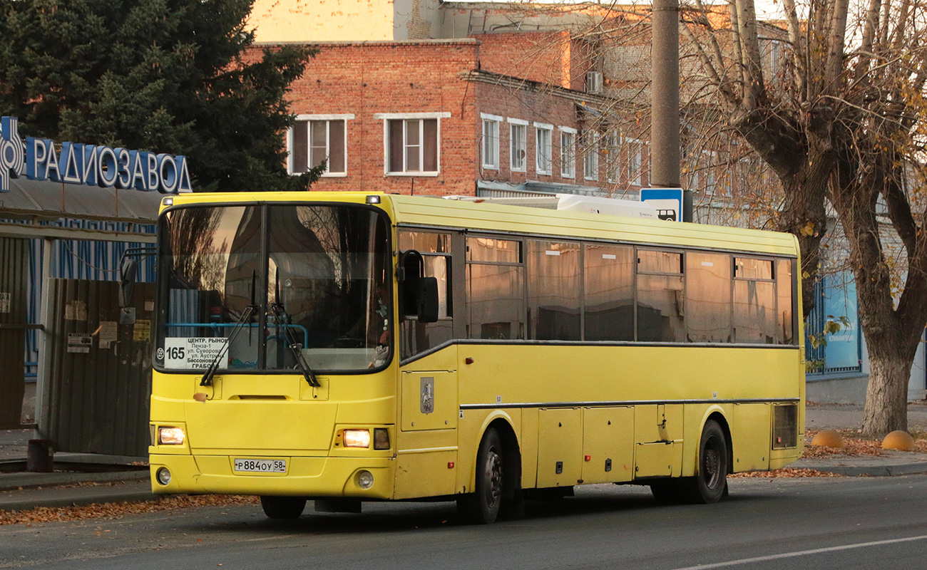 Пензенская область, ЛиАЗ-5256.23-01 (ГолАЗ) № Р 884 ОУ 58