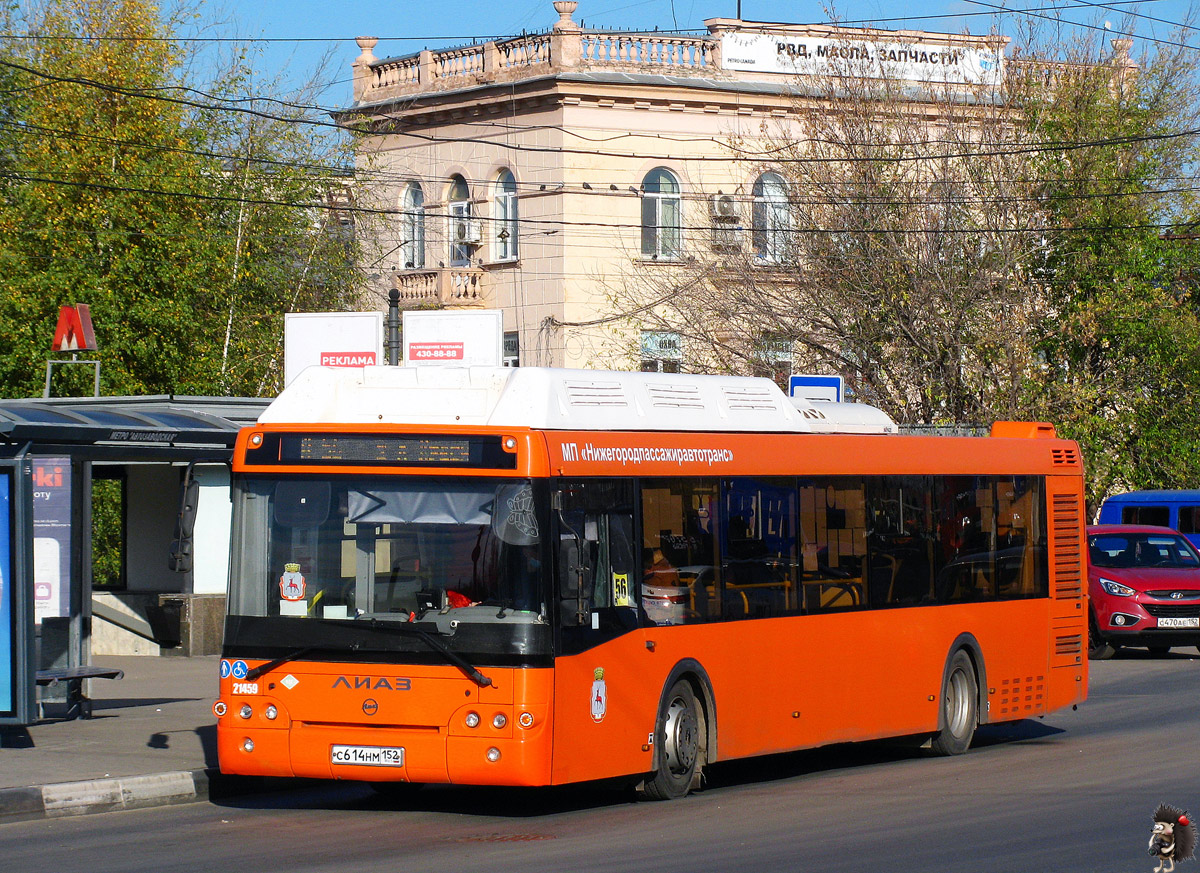 Нижегородская область, ЛиАЗ-5292.67 (CNG) № 21459 — Фото — Автобусный  транспорт