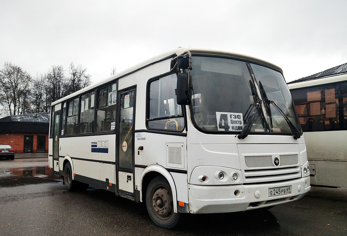 Тверская область, ПАЗ-320412-05 № Е 245 РВ 69