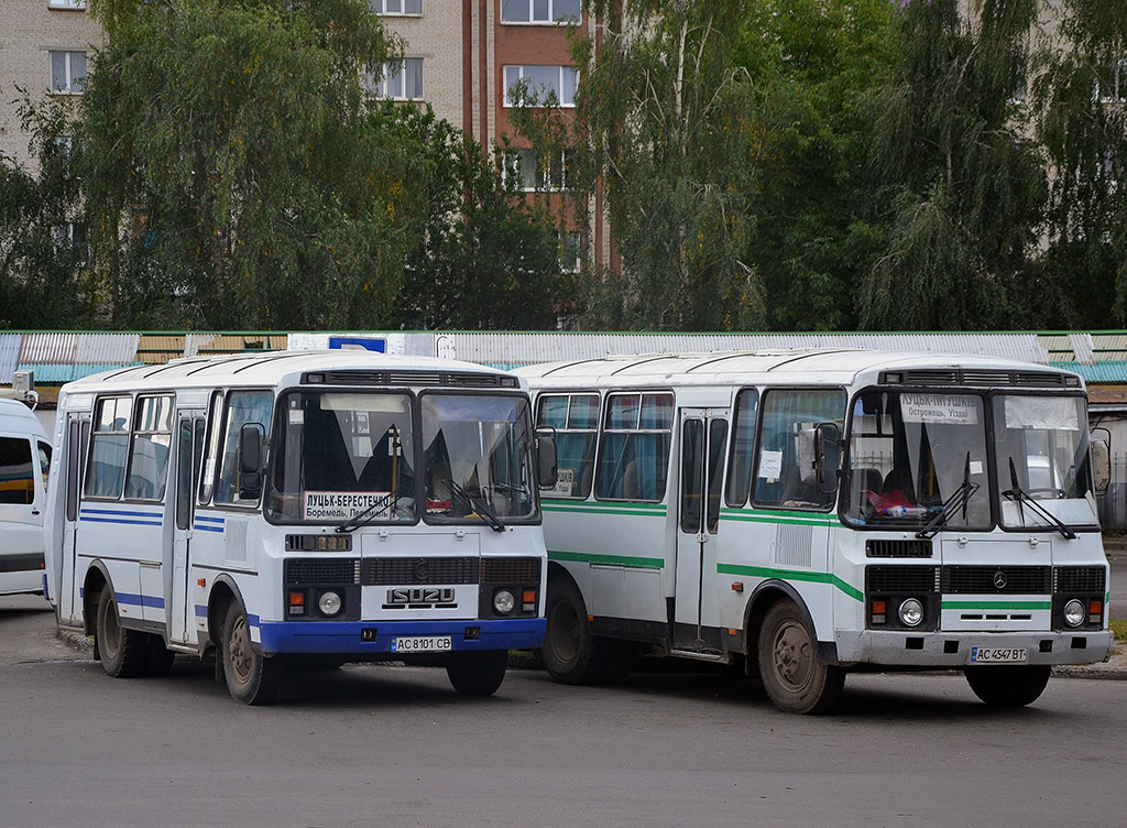 Волынская область, ПАЗ-32054 № AC 8101 CB; Волынская область, ПАЗ-32054 № AC 4547 BT