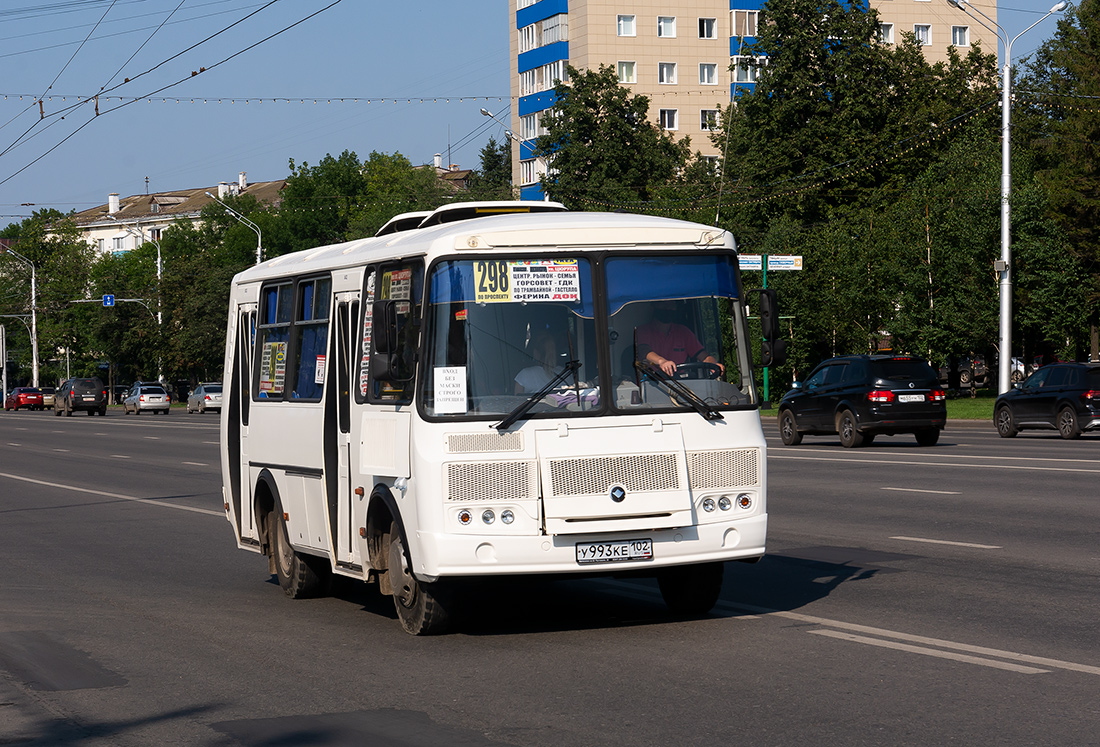 Башкортостан, ПАЗ-32054 № У 993 КЕ 102