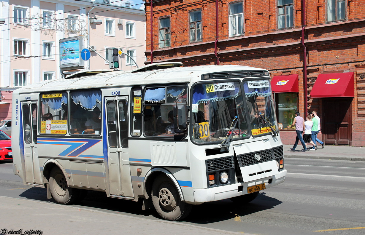 Томская область, ПАЗ-32051-110 № ВС 456 70