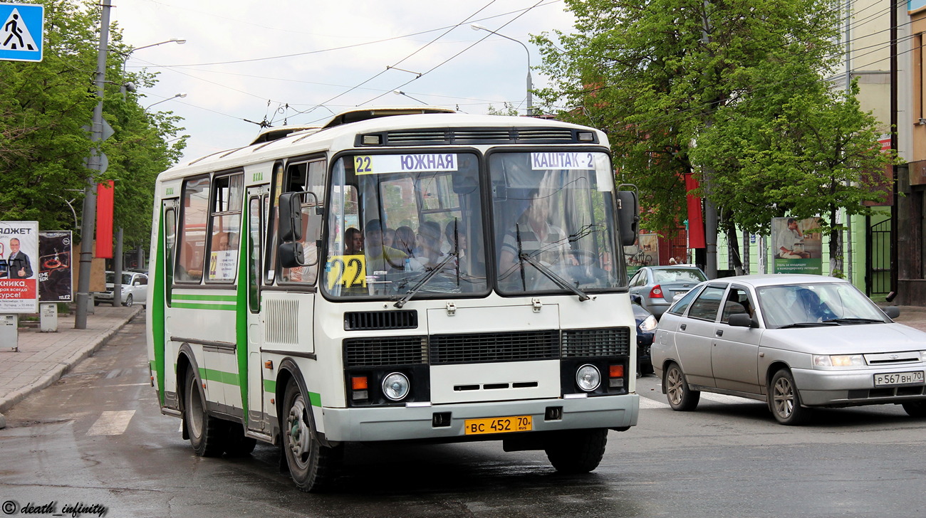 Томская область, ПАЗ-32054 № ВС 452 70