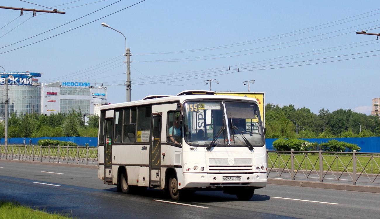 Санкт-Петербург, ПАЗ-320402-05 № 9055