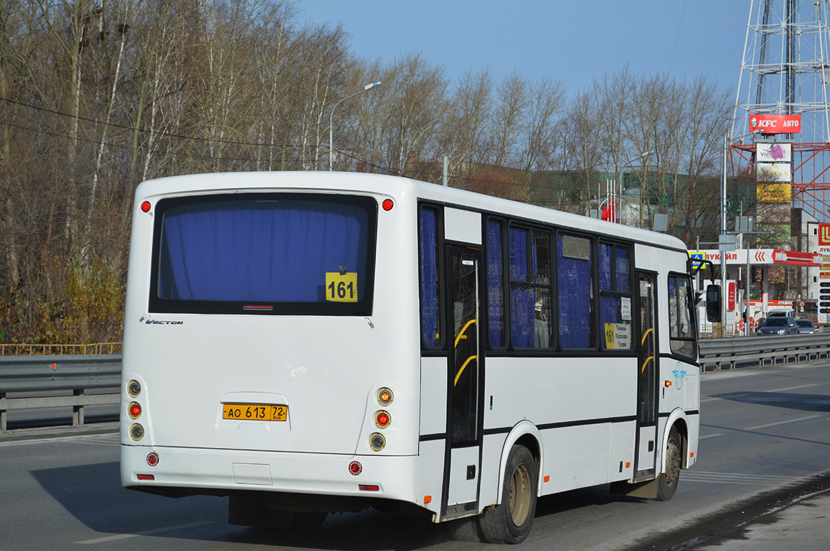 Цюменская вобласць, ПАЗ-320412-05 "Вектор" № АО 613 72