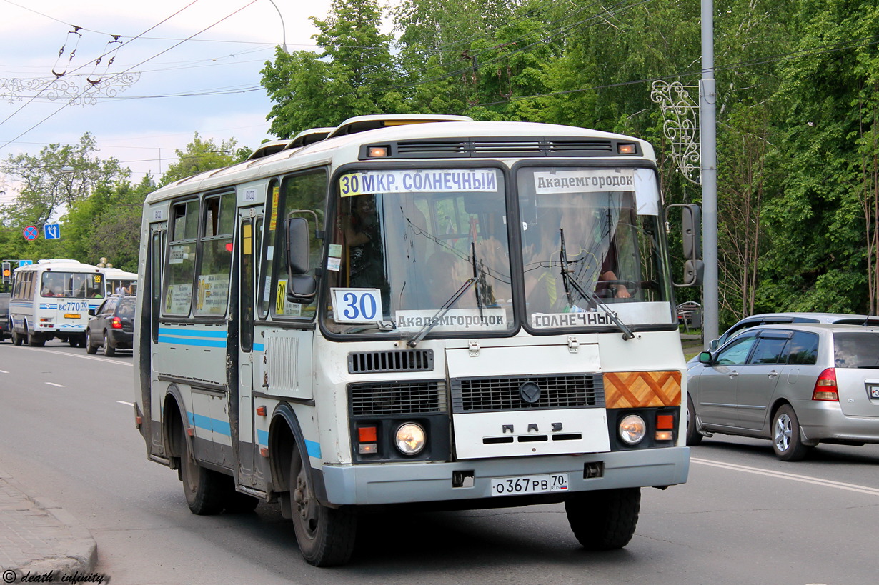 Томская область, ПАЗ-32054 № О 367 РВ 70