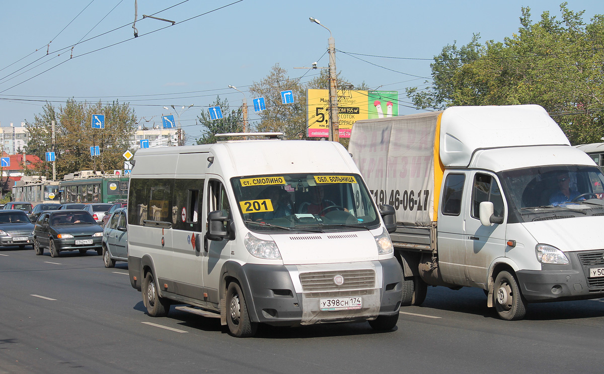 Челябинская область, Нижегородец-FST613 (FIAT Ducato) № У 398 СН 174