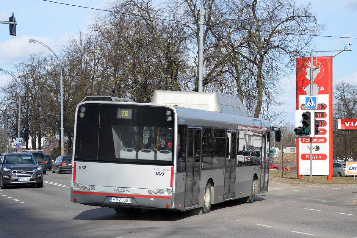 Lithuania, Solaris Urbino III 12 CNG # 952