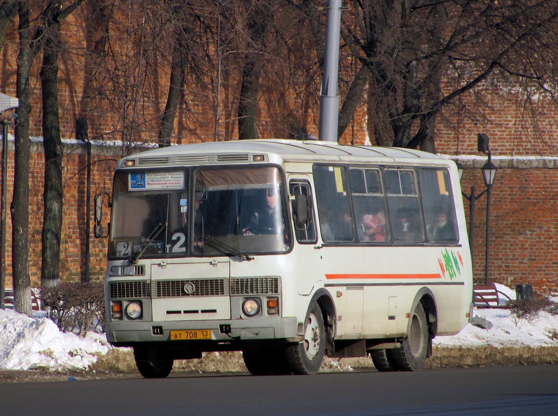 Нижегородская область, ПАЗ-32054 № АТ 708 52