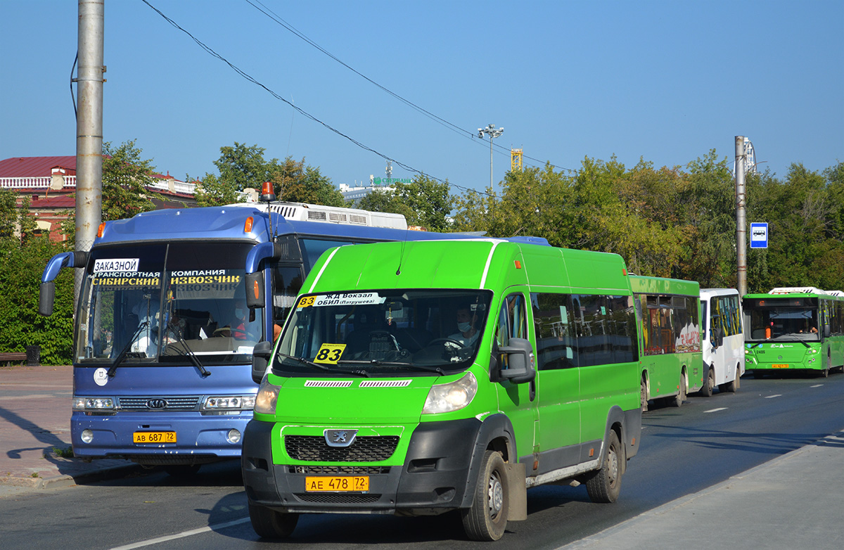 Тюменская область, Нижегородец-2227SK (Peugeot Boxer) № АЕ 478 72