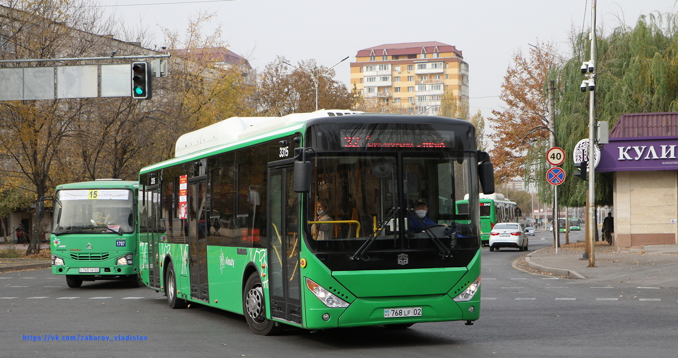 Алматы, Zhong Tong LCK6125HGAN № 3315