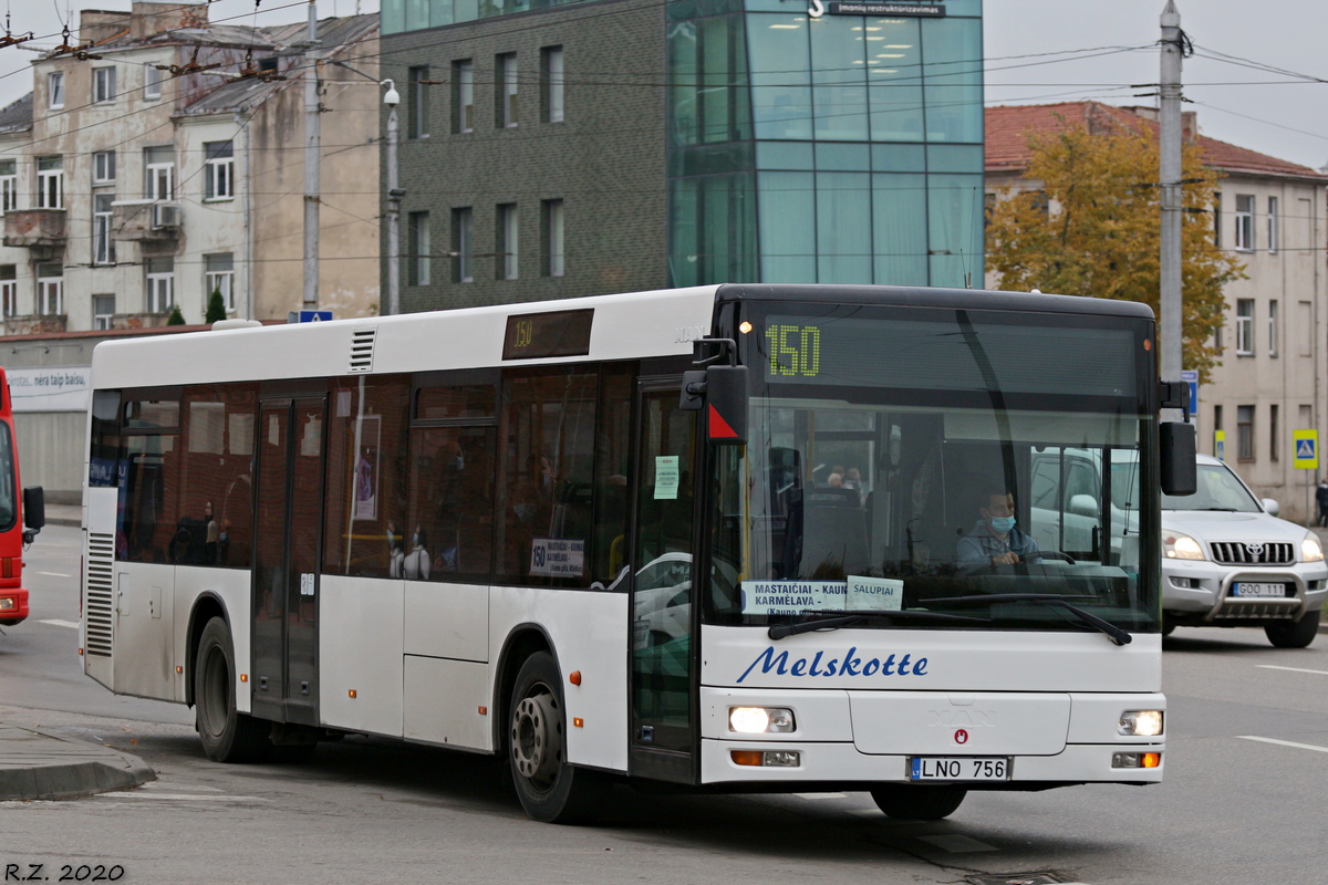 Литва, MAN A20 NÜ313 № LNO 756