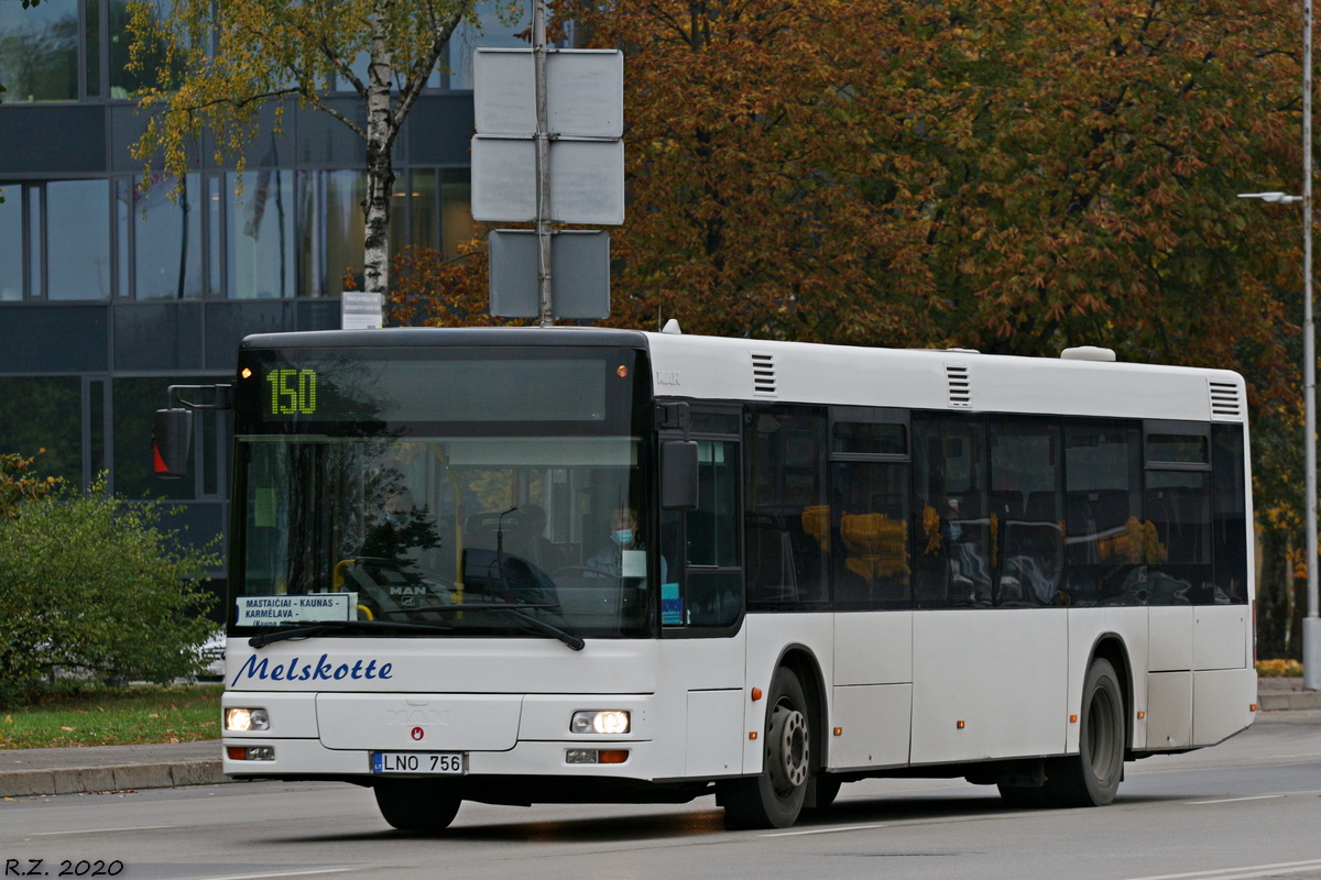 Литва, MAN A20 NÜ313 № LNO 756