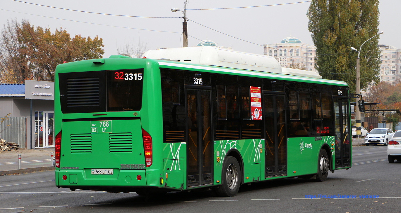 Алматы, Zhong Tong LCK6125HGAN № 3315