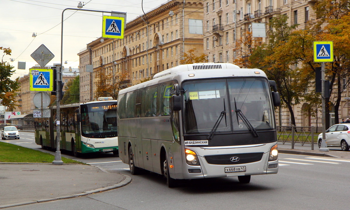 Ленинградская область, Hyundai Universe Space Luxury № Х 668 ХВ 47