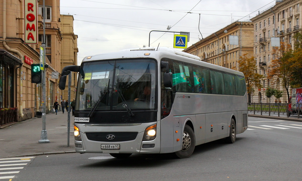 Ленинградская область, Hyundai Universe Space Luxury № Х 668 ХВ 47