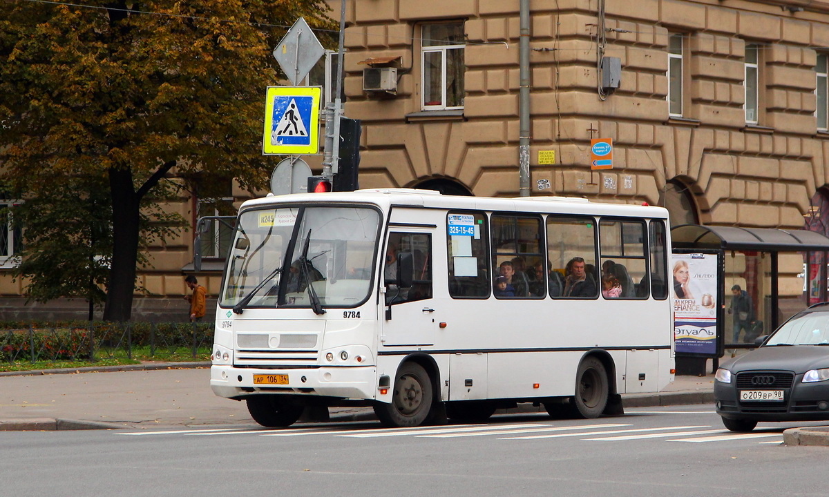 Санкт-Петербург, ПАЗ-320302-11 № 9784