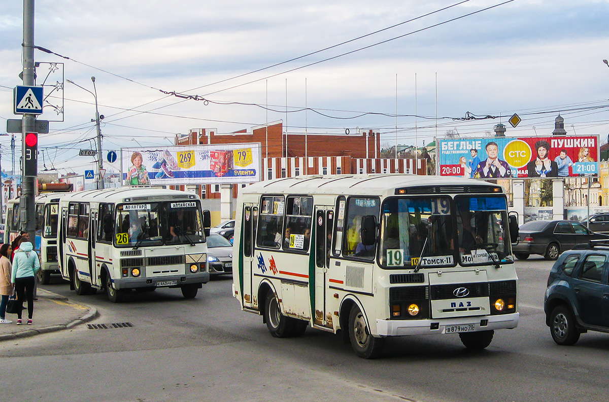 Томская область, ПАЗ-32054 № Е 443 РЕ 70; Томская область, ПАЗ-32054 № В 879 НО 70