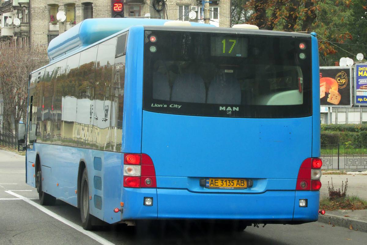 Днепропетровская область, MAN A21 Lion's City NL313 CNG № AE 3135 AB