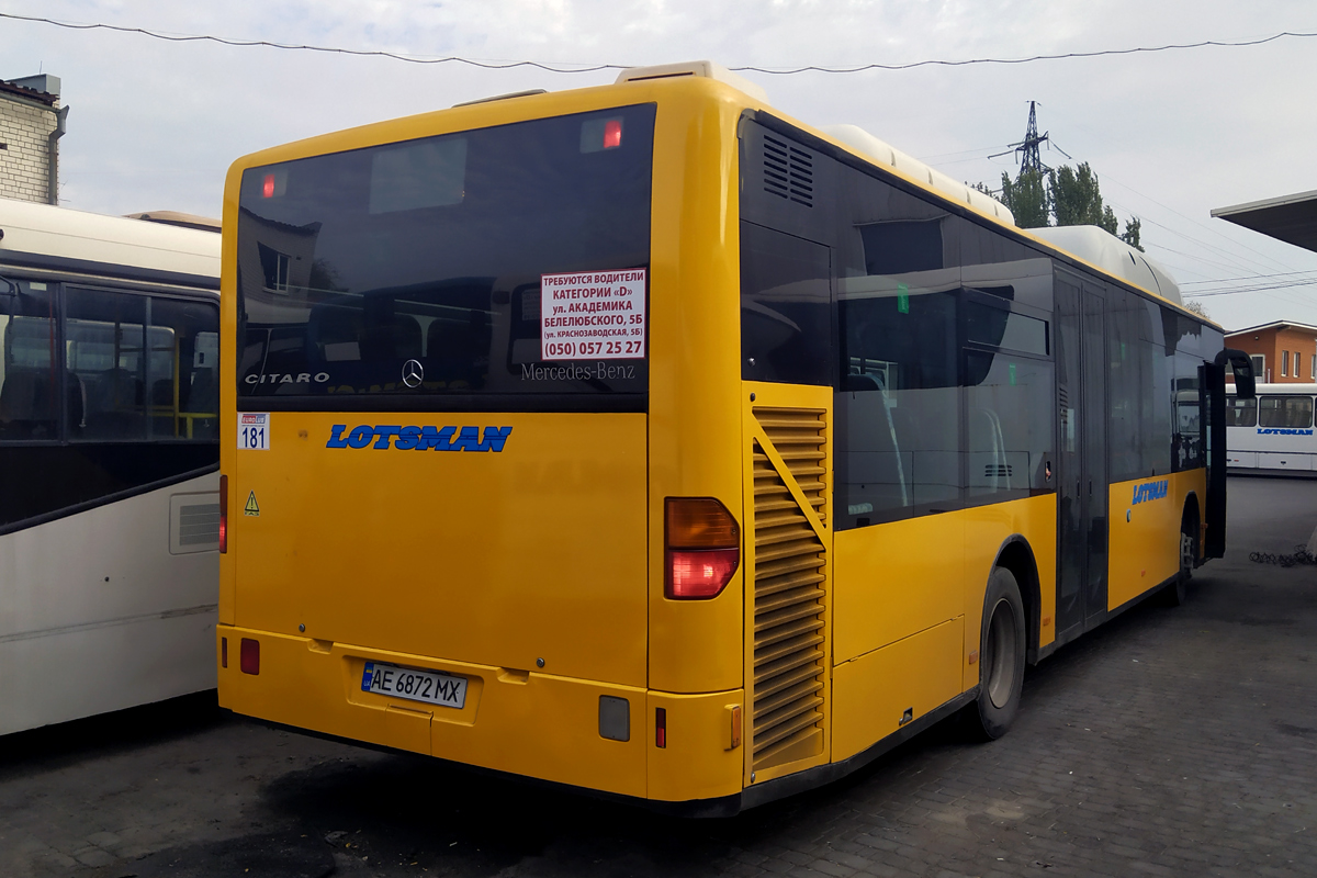 Днепропетровская область, Mercedes-Benz O530 Citaro CNG № 181